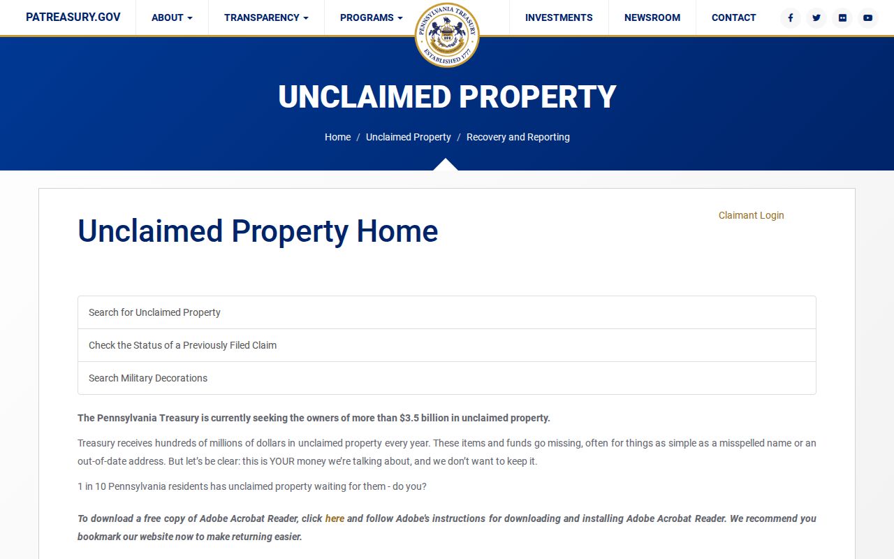 Plum city directory unclaimed property lead
