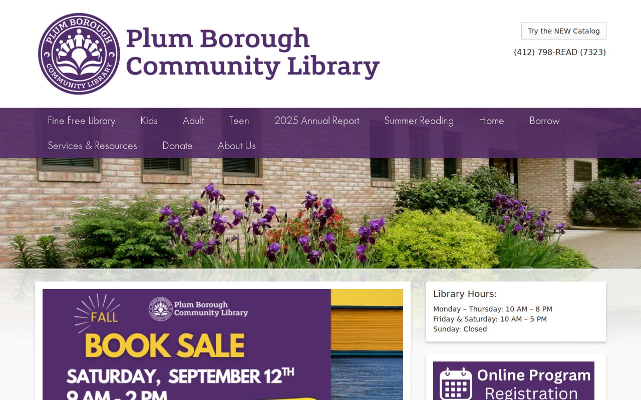 Plum city directory community library referral